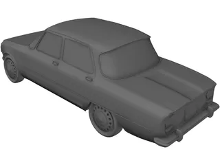 Alfa Romeo Giulia (1970) 3D Model