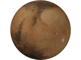 Planet Mars 3D Model