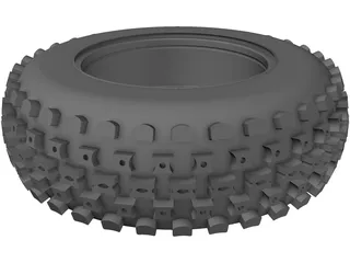 Wheel and Tire ATV Front 3D Model