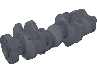 Crankshaft 3D Model