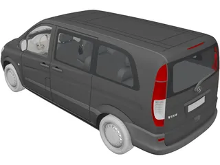 Mercedes-Benz Vito (2005) 3D Model