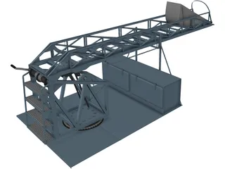 Crane for Pickup Truck 3D Model