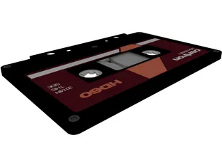 Cassette Tape 3D Model