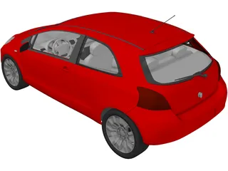 Toyota Yaris 3D Model