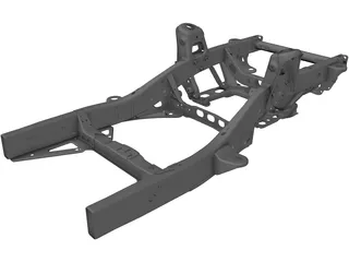 GMT360 Front Frame Assembly 3D Model