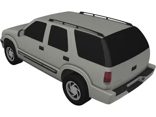 Chevrolet Blazer 4 door (2001) 3D Model