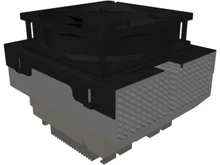 Peltier Junction Cooling 3D Model