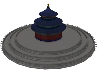 Temple of Heaven 3D Model