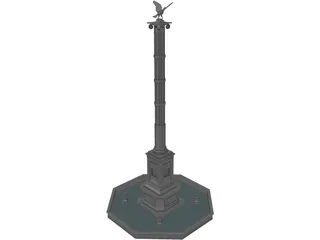 Eagle Monument 3D Model