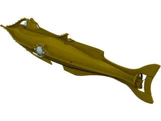 Nautilus Submarine 3D Model