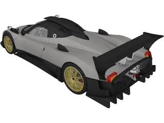 Pagani Zonda R (2009) 3D Model