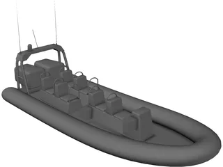 RHIB 3D Model