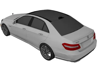 Mercedes-Benz E63 AMG (2011) 3D Model