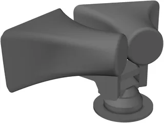 Loudhailer Horn Type 3D Model