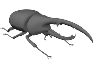 Hercules Beetle 3D Model