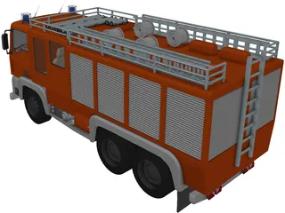 MAN Firetruck 3D Model