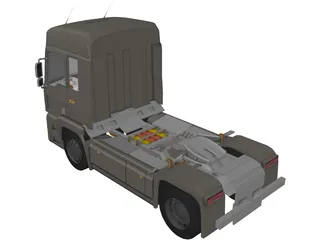 MAN TGA Steyr 3D Model