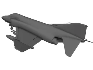 F-4 Phantom 3D Model