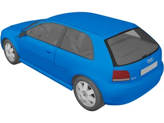 Audi A3 3D Model