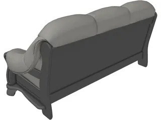 Sofa Leather 3D Model