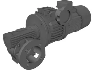 Motor Reductor 3D Model