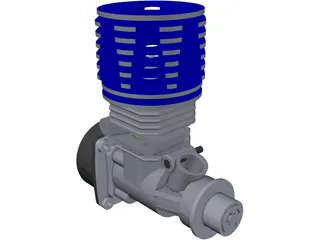 RC Engine 3D Model