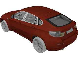 BMW X6M 3D Model