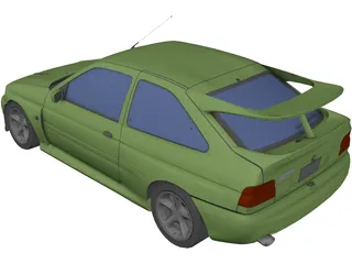 Ford Escort RS Cosworth (1993) 3D Model