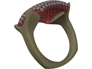 Ring With Diamond 3D Model