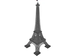 Eiffel Tower 3D Model