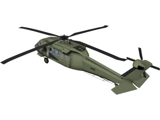 Sikorsky UH-60 Black Hawk 3D Model