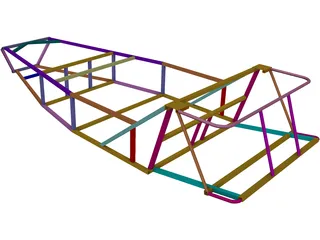 Frame Locost 3D Model