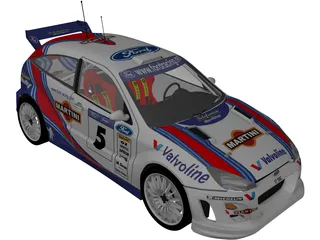 Ford Focus WRC 3D Model