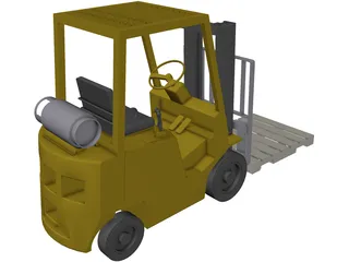 Forklift Yale 3D Model