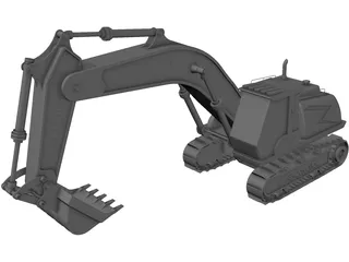 Excavator 3D Model