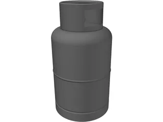 Gas Cylinder 3D Model