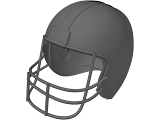 American Football Helmet 3D Model