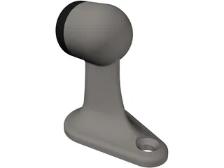 Floor Mounted Door Stop 3D Model