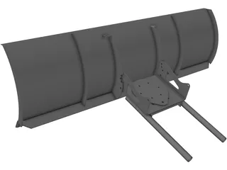 ATV Plow 3D Model