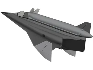 Spyral Space Ship 3D Model