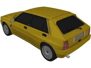 Lancia Delta HF Evo2 (1994) 3D Model