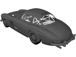 Mercedes-Benz 300SL (1954) 3D Model