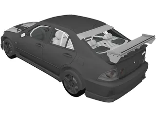 Toyota Altezza (2004) 3D Model