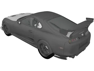 Toyota Supra Top Secret (1998) 3D Model