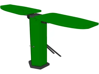 Collapsible Stand Stove 3D Model