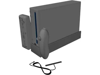 Nintendo Wii 3D Model