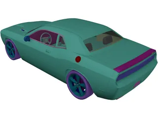 Dodge Challenger SRT8 3D Model