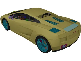 Lamborghini Gallardo 3D Model