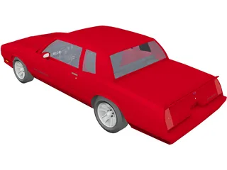 Chevrolet Monte Carlo SS (1986) 3D Model