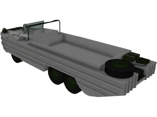 DUKW 3D Model